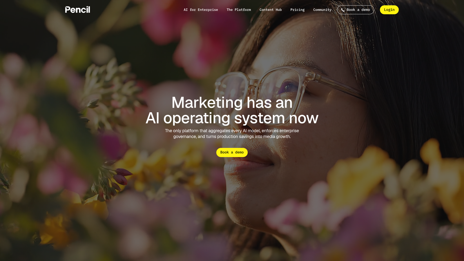 Screenshot of Pencil website