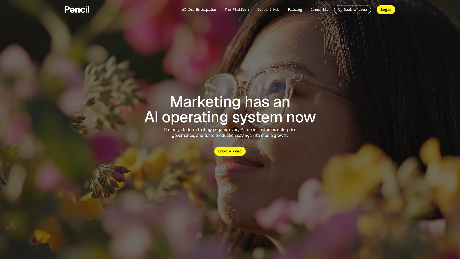 Screenshot of Pencil website
