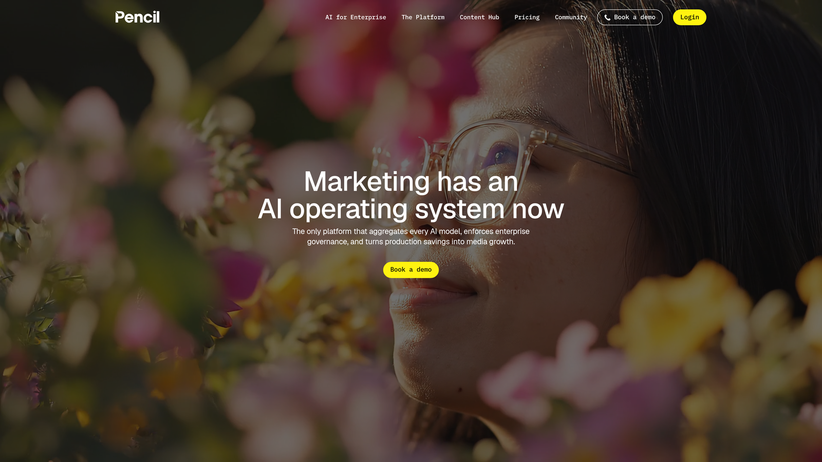 Screenshot of Pencil website