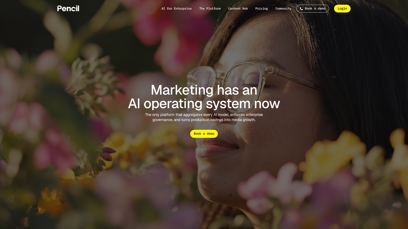 Screenshot of Pencil website
