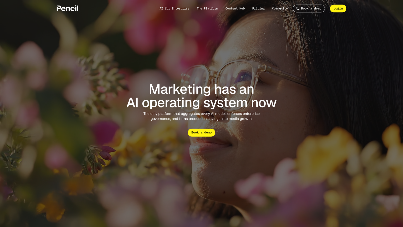 Screenshot of Pencil website