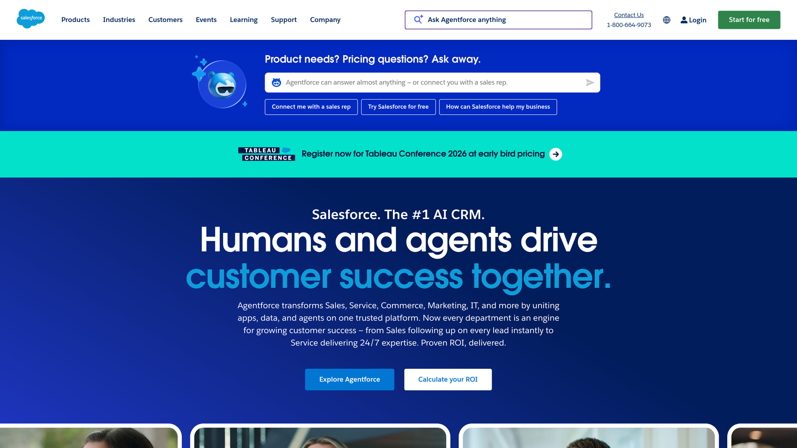 Screenshot of Salesforce Einstein Lead Scoring website