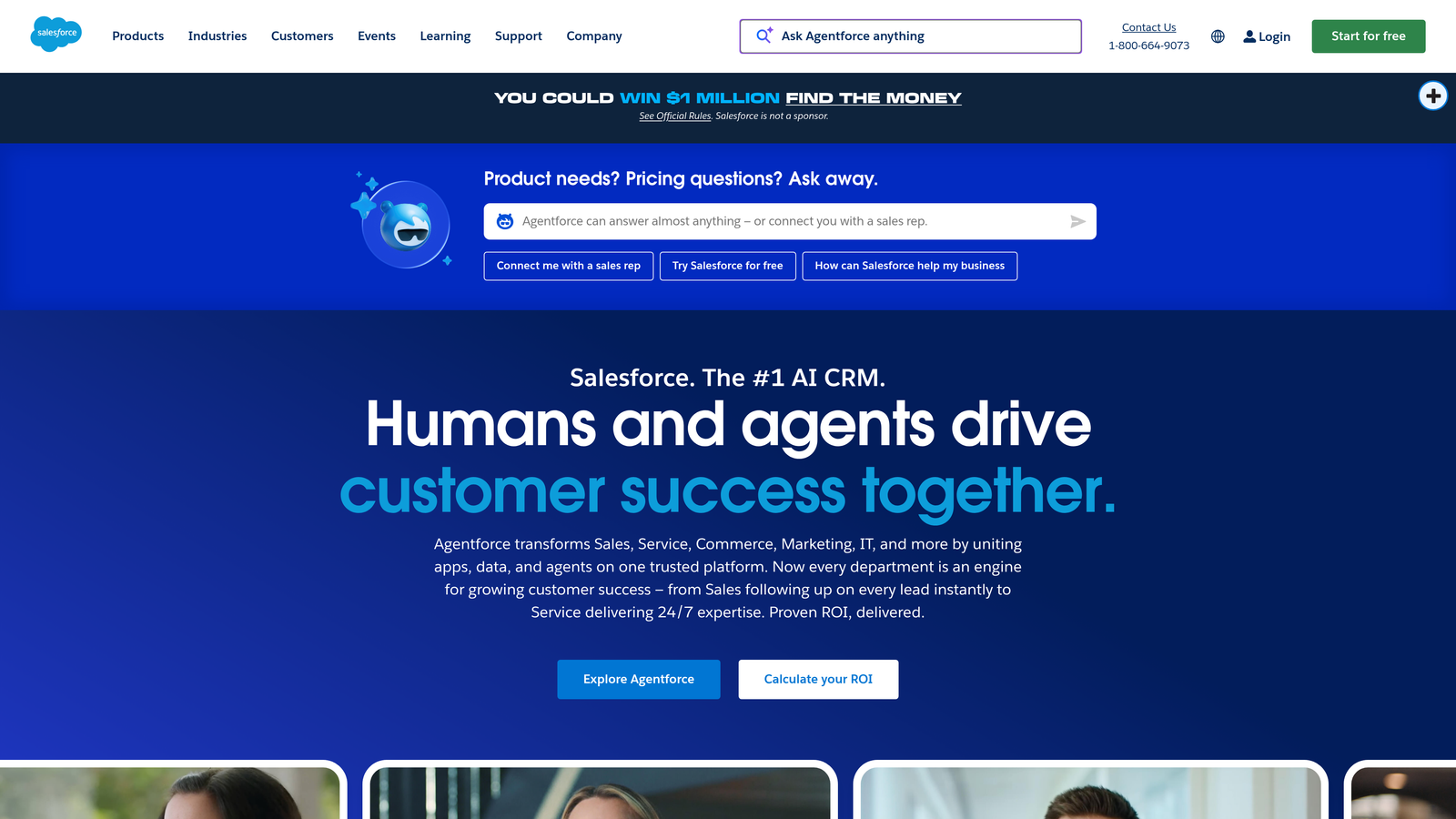 Screenshot of Salesforce Einstein Lead Scoring website
