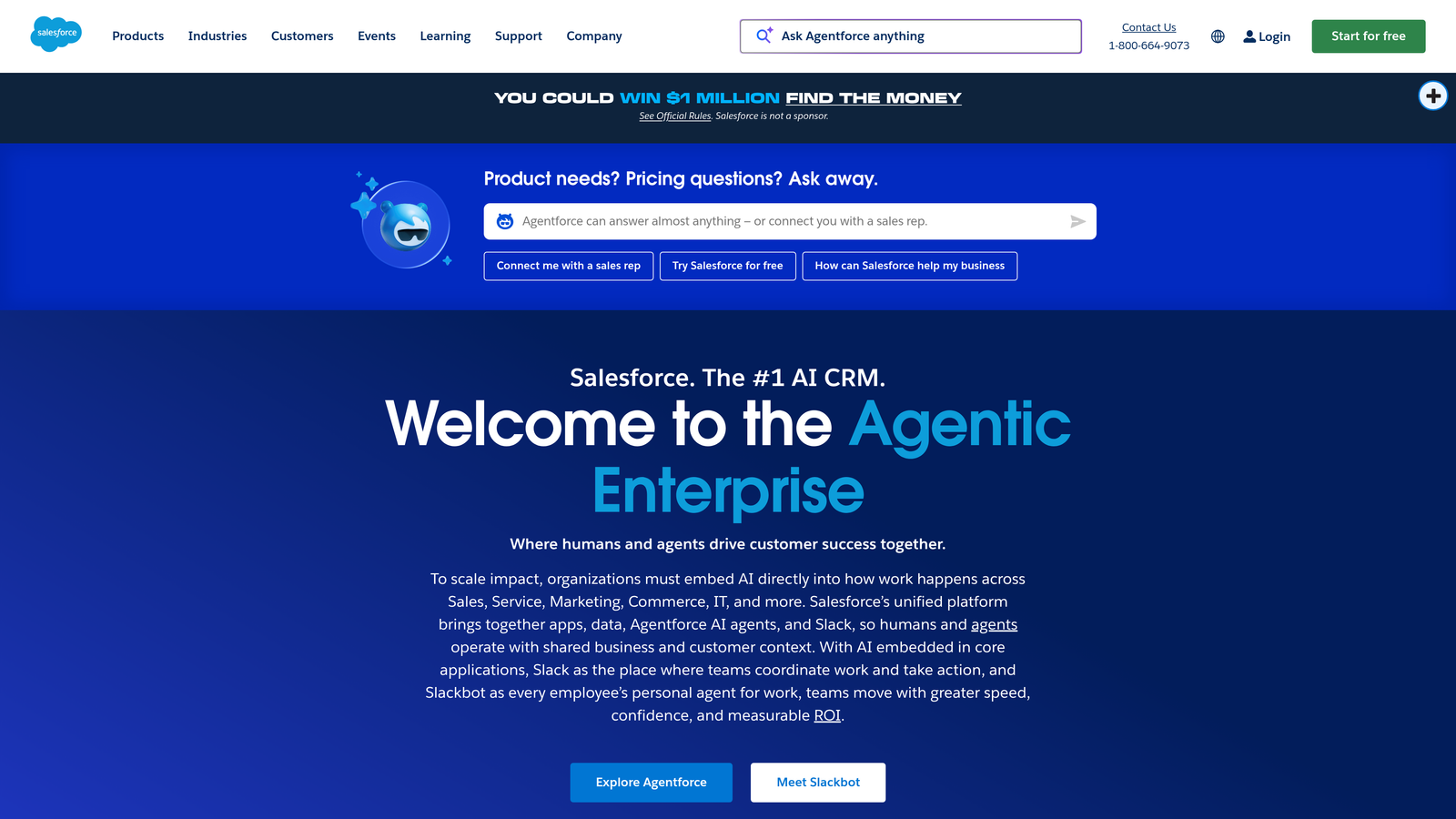 Screenshot of Salesforce Einstein Lead Scoring website