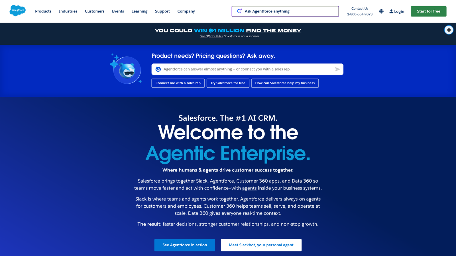 Screenshot of Salesforce Einstein Lead Scoring website