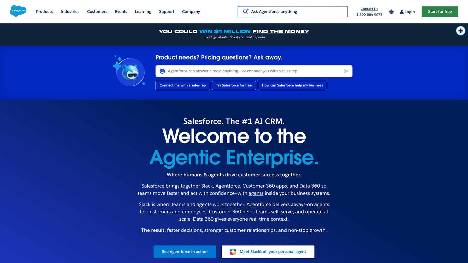 Screenshot of Salesforce Einstein Lead Scoring website
