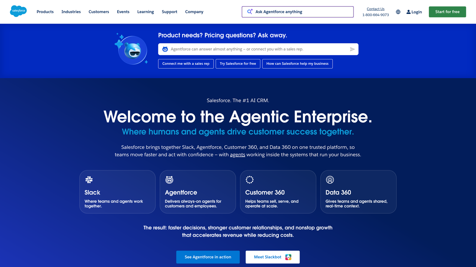 Screenshot of Salesforce Einstein Lead Scoring website