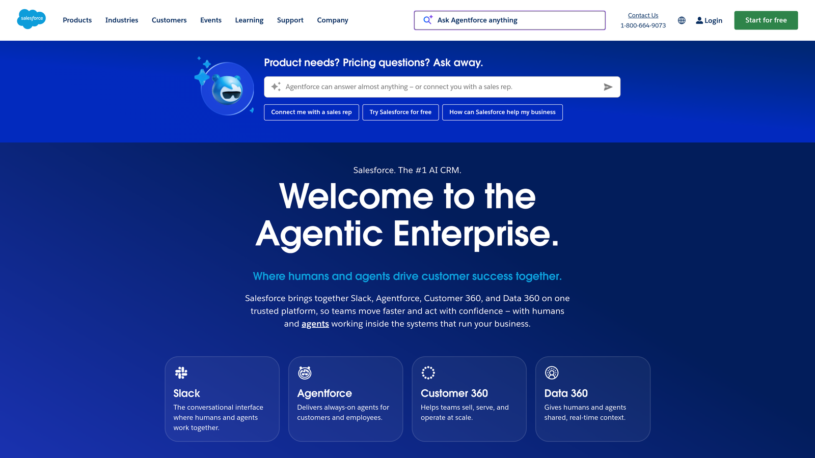 Screenshot of Salesforce Einstein Lead Scoring website
