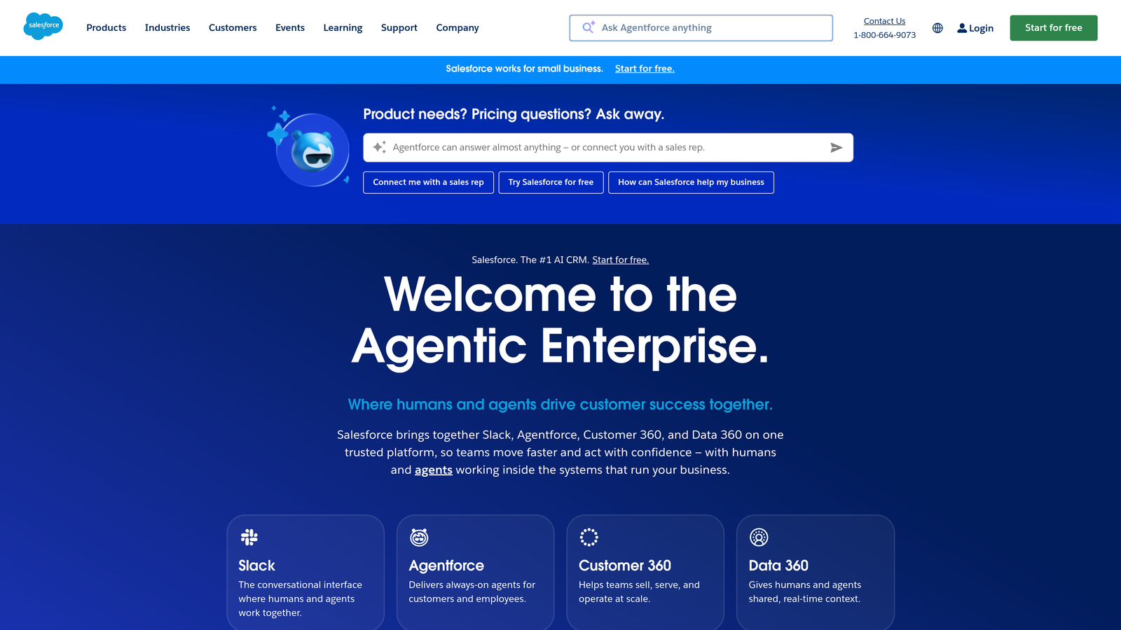 Screenshot of Salesforce Einstein Lead Scoring website