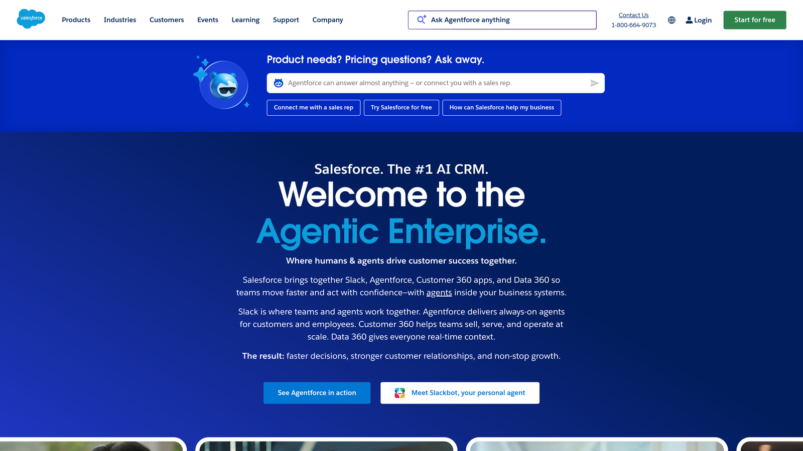 Screenshot of Salesforce Lead Assignment Rules website