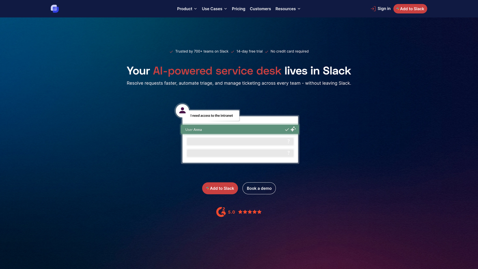 Screenshot of Suptask website