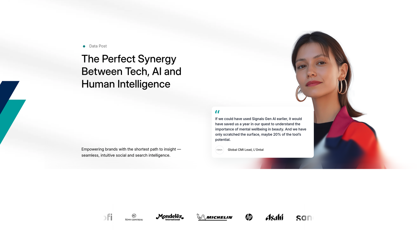 Screenshot of Synthesio website