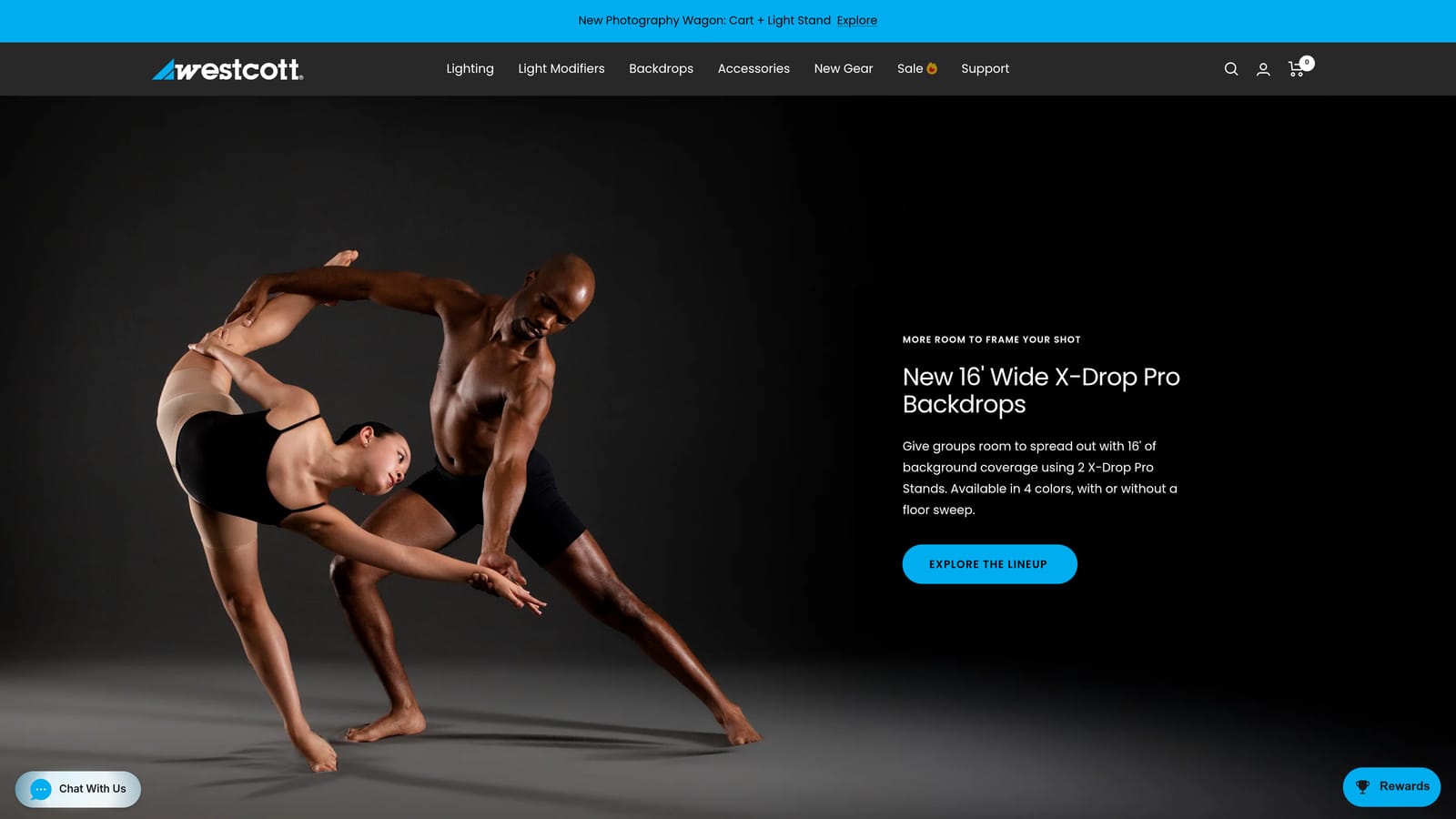 Screenshot of Westcott 5-in-1 Collapsible Reflector website