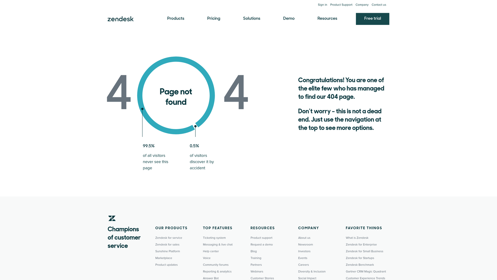 Screenshot of Zendesk AI Agents website